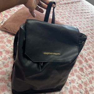 Christian Siriano Black Backpack